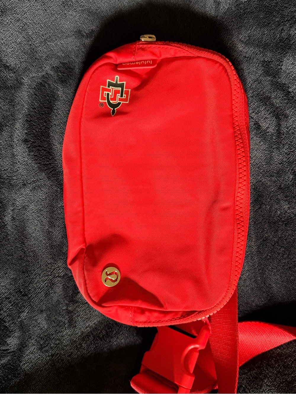 Lululemon Red Crossbody Sling Bag -